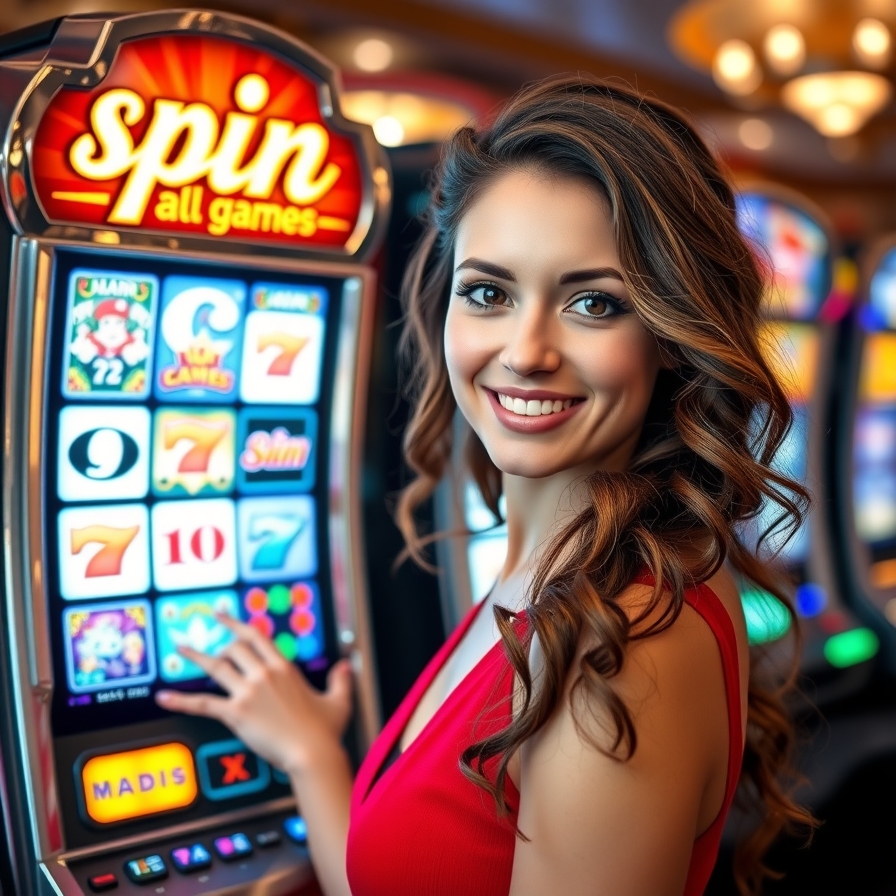 The Spin All Games platform has a sleek interface for easy gaming